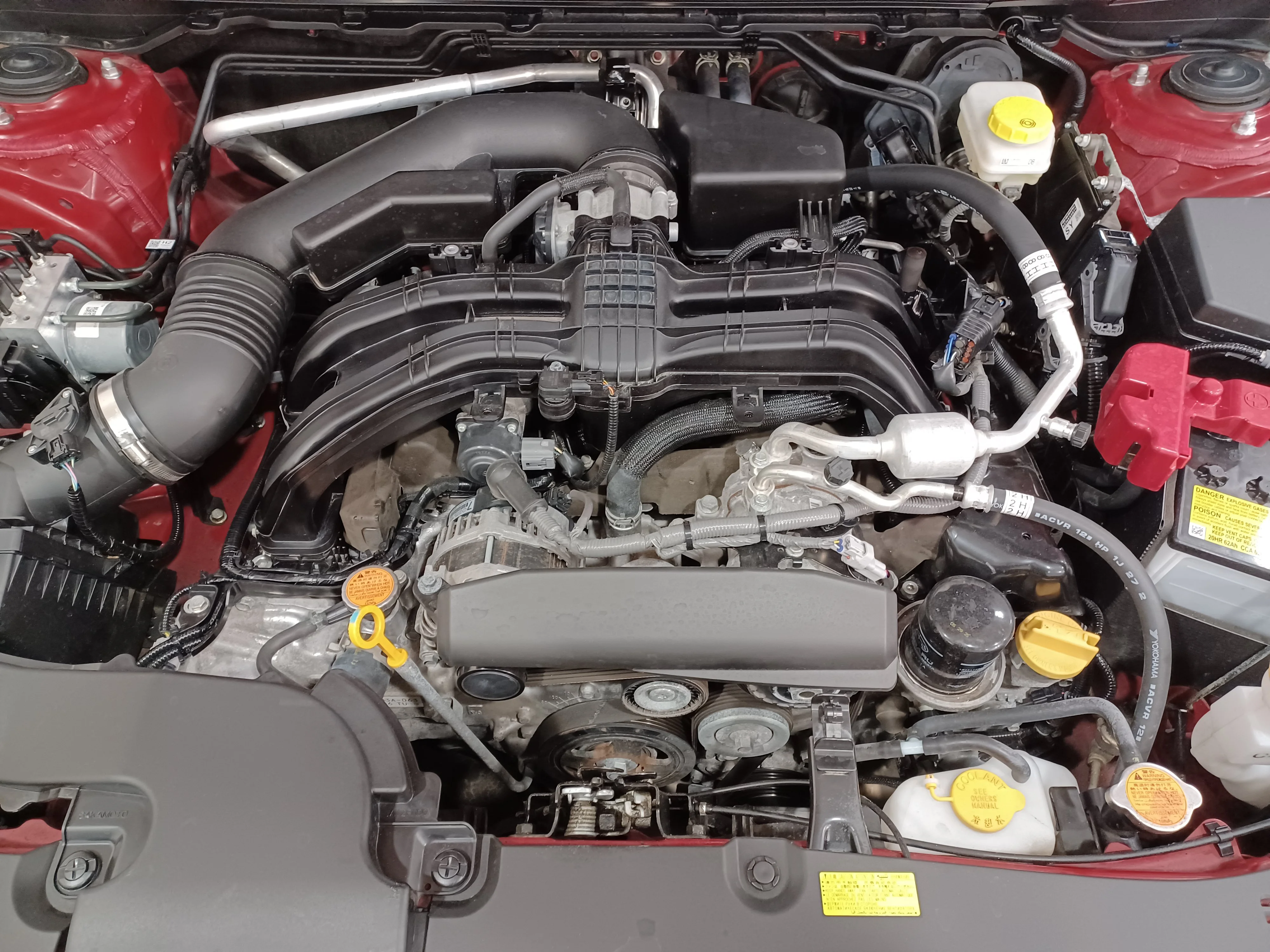 Certified Used 2025 Pure Red Subaru RS 2.5 AWD*Pure Red | Adaptive Cruise | Htd Seats | Sunroof | Htd Wheel | Harman/Kardon | Lane Keep image 6