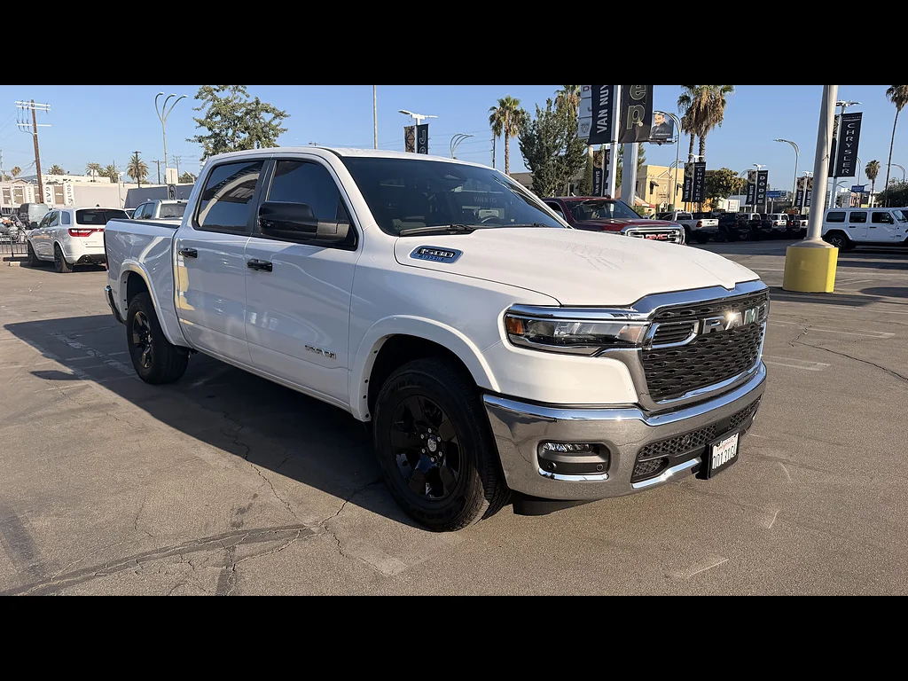 Used 2025 Bright White Clear Coat Ram Big Horn image 1