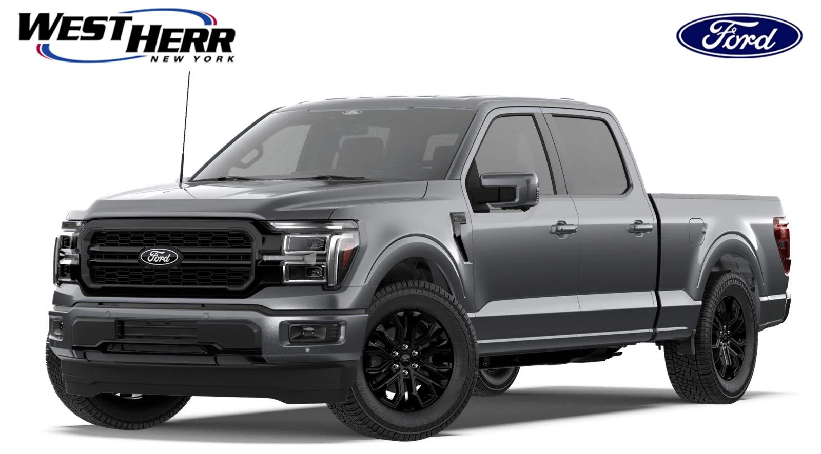 New 2026 Carbonized Gray Metallic Ford Lariat® image 1