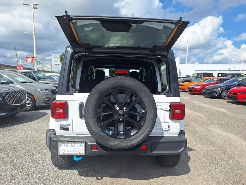 Certified Used 2023 White Jeep Sahara 4xe image 26
