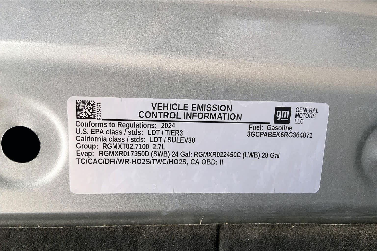 Used 2024 Sterling Gray Metallic Chevrolet Custom image 31