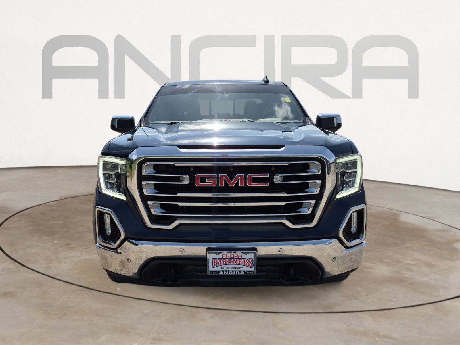Used 2022 PACIFIC BLUE METALLIC GMC SLT image 4