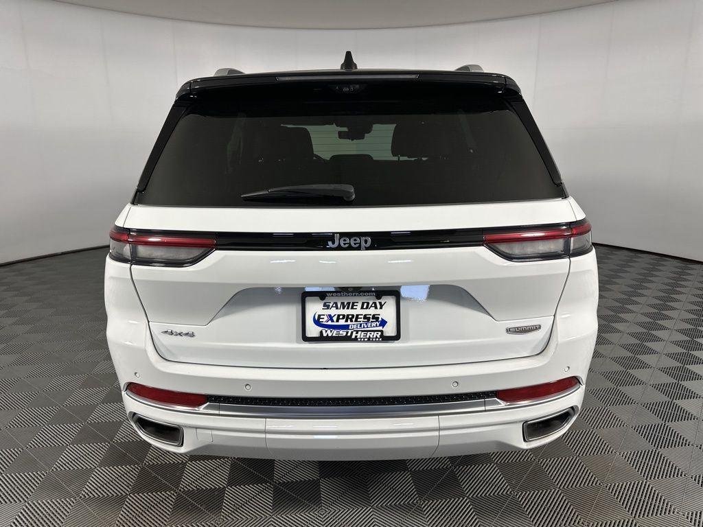 Used 2023 Bright White Clearcoat Jeep Summit Reserve image 8
