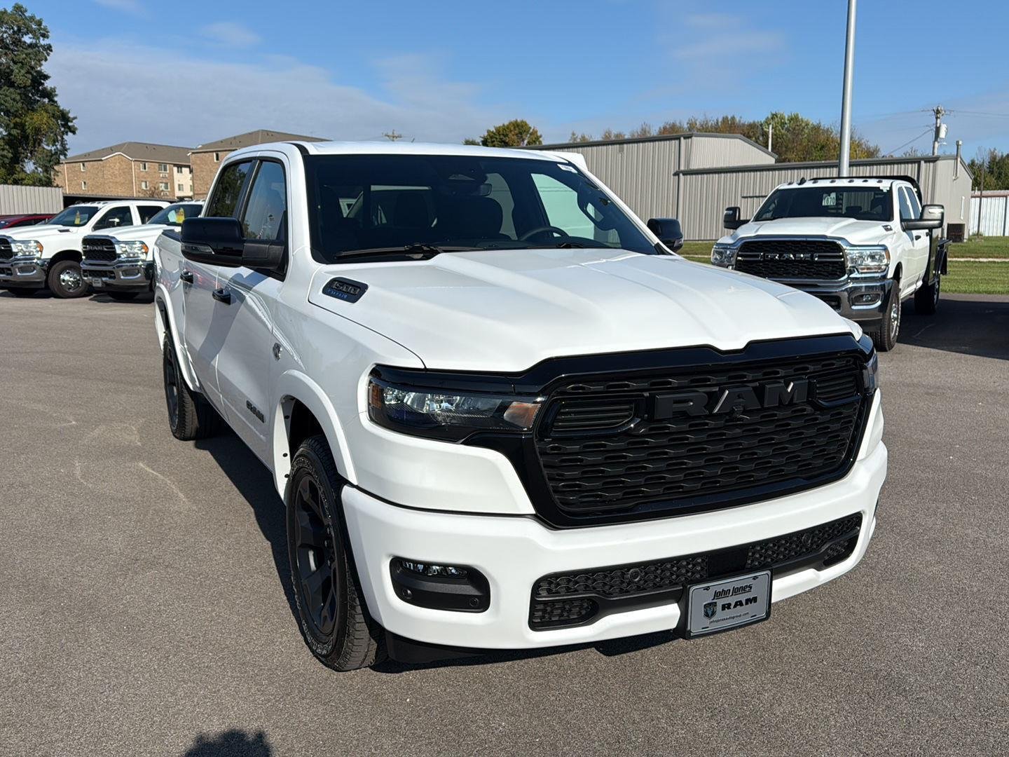 New 2026 Bright White Clear-Coat Exterior Paint RAM Big Horn image 2