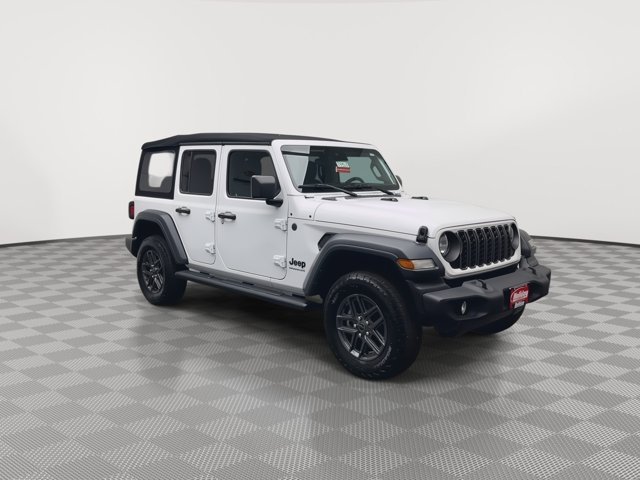 Used 2024 Bright White Clearcoat Jeep Sport S image 31