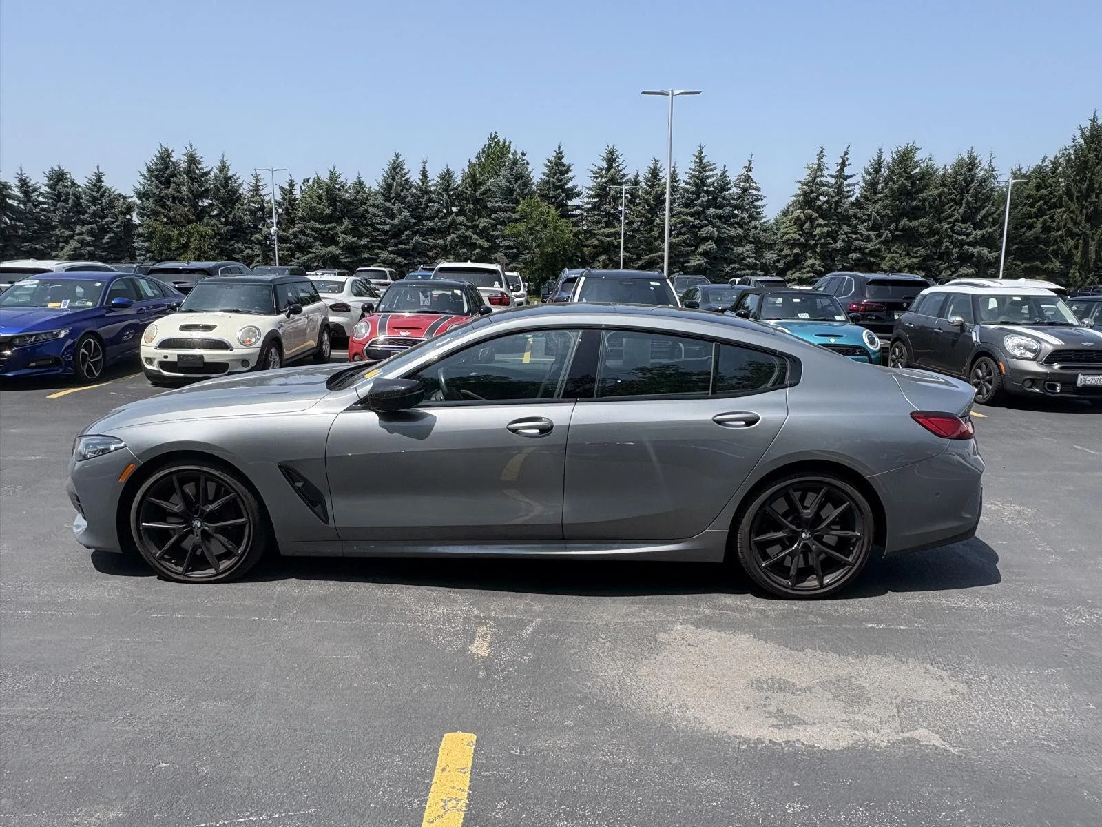 Used 2024 Skyscraper Grey Metallic BMW M850i image 4