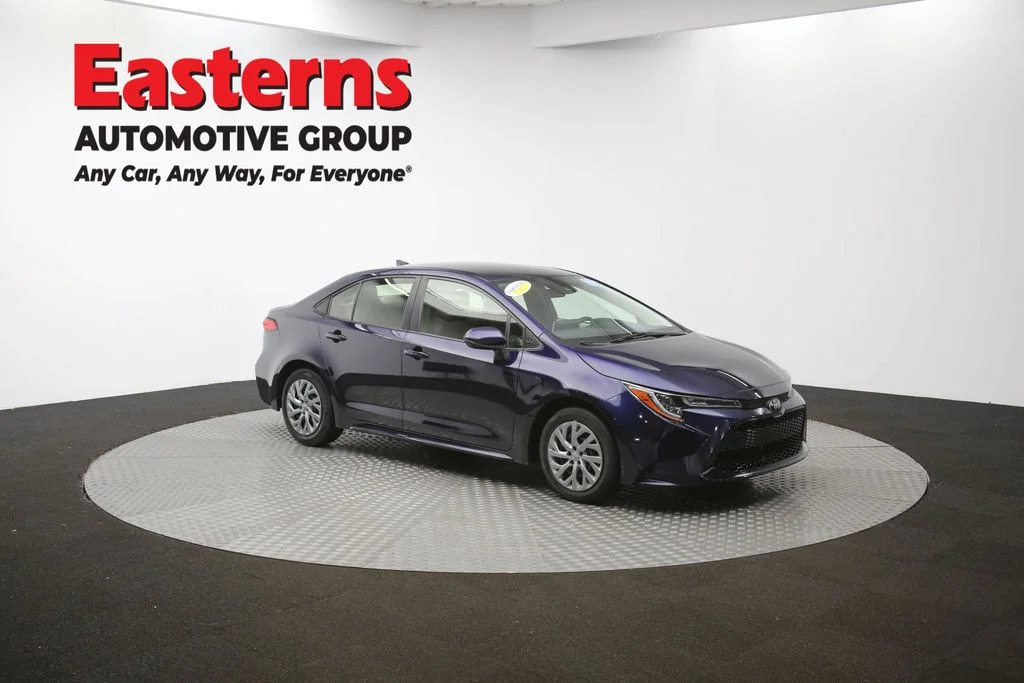 Used 2021 Blue Toyota LE image 46
