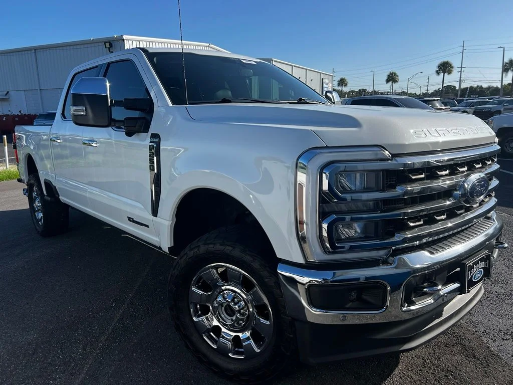 Certified Used 2024 White Ford King Ranch image 1