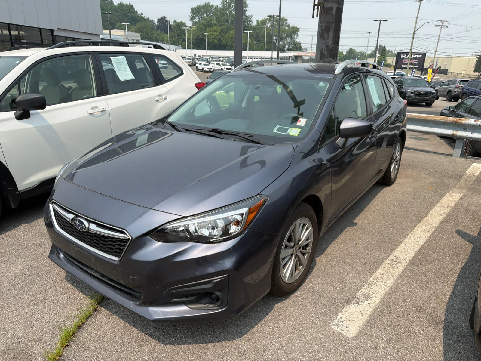 Used 2017 Carbide Gray Metallic Subaru Premium image 6