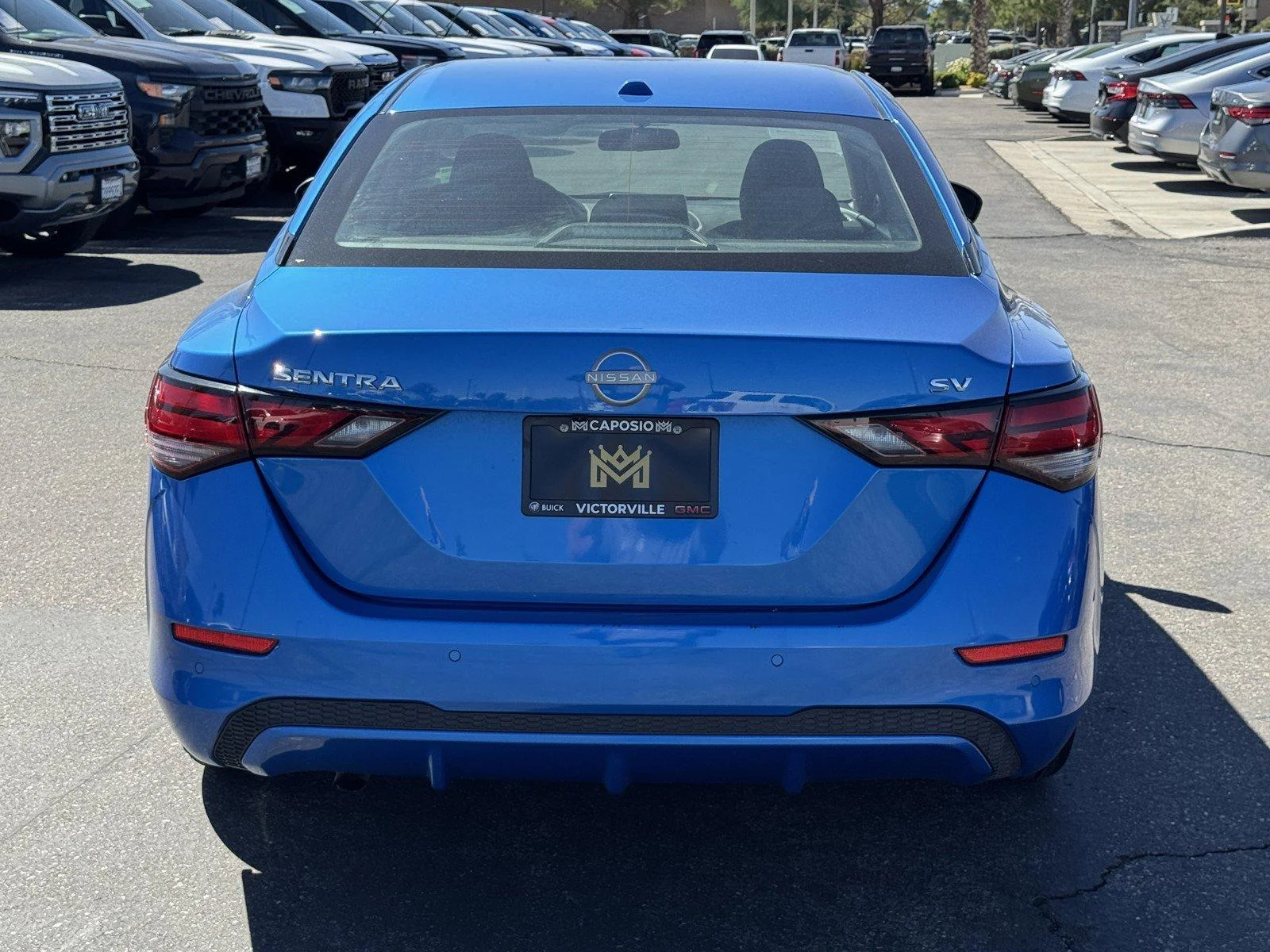 Used 2024 Electric Blue Met Nissan SV image 5