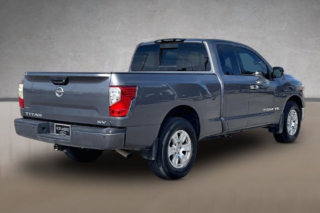 Used 2018 Gun Metallic Nissan SV image 2