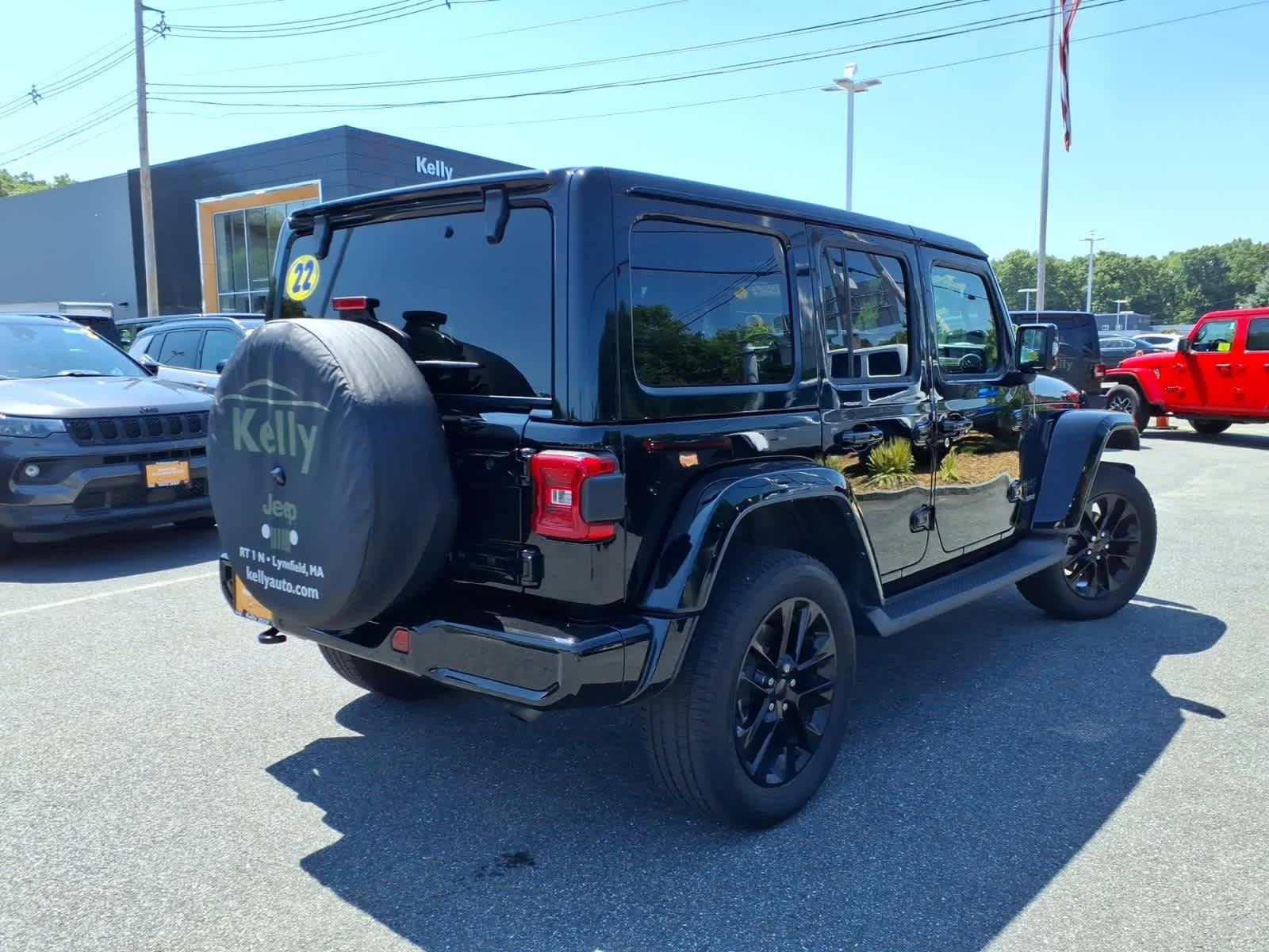 Certified Used 2022 Black Clearcoat Jeep Unlimited High Altitude image 7