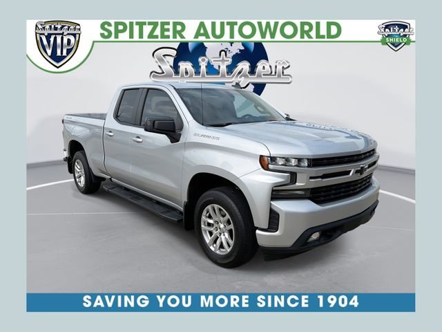 Silver Ice Metallic 2019 Chevrolet Silverado 1500 RST Double Cab 4WD Pickup Truck Four-Wheel Drive 8-Speed Automatic