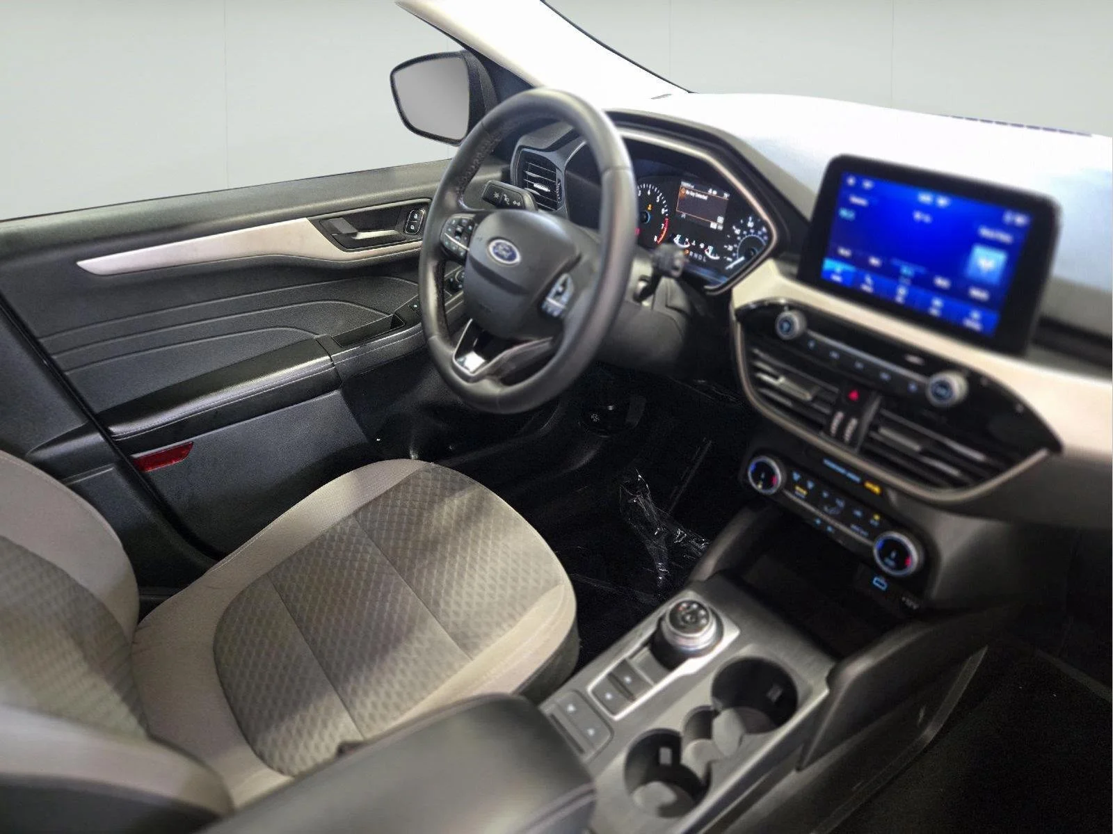 Used 2022 Stone Blue FORD SE image 47