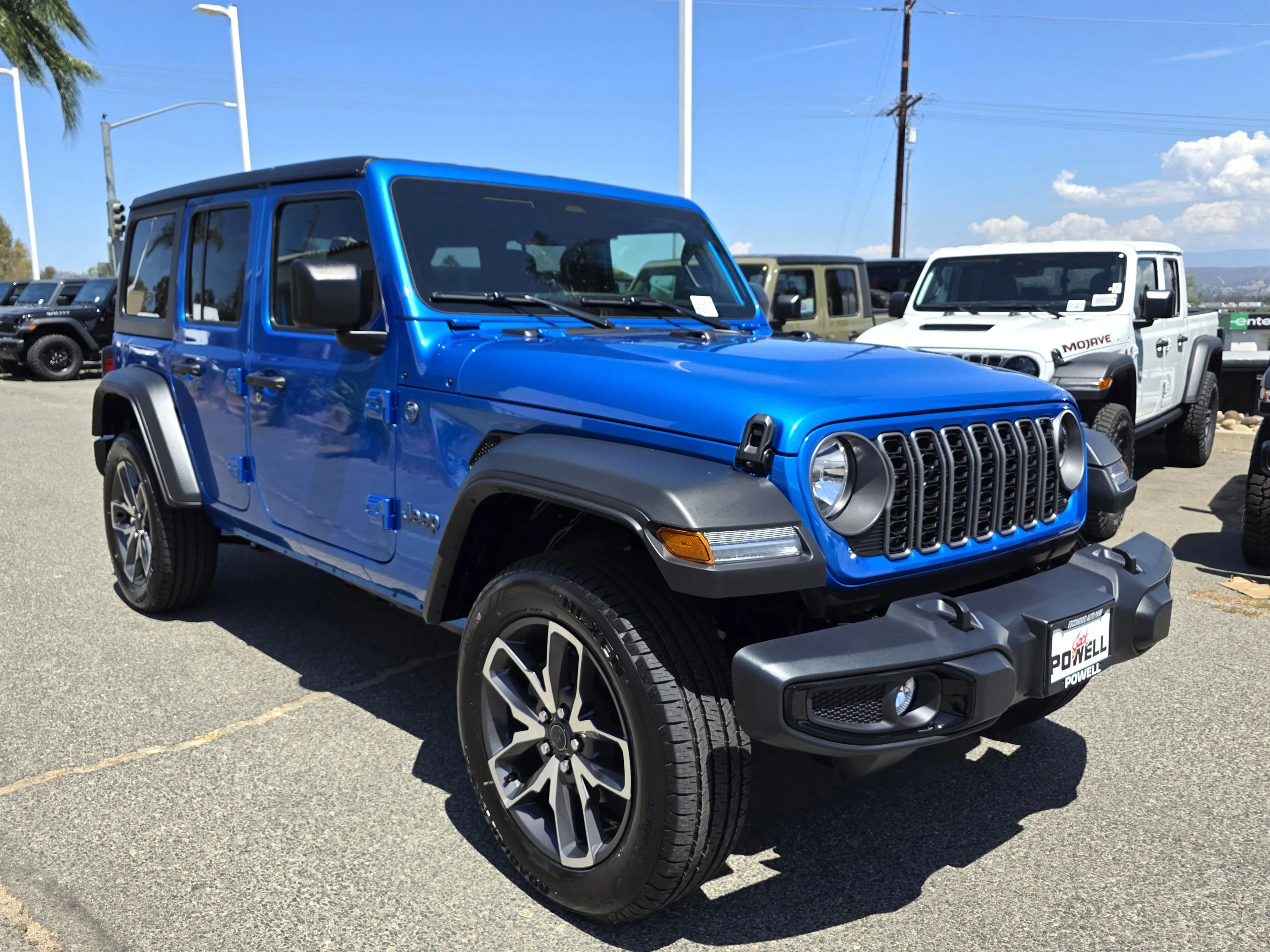 New 2025 Blue Pearl Jeep Sport S 4xe image 5