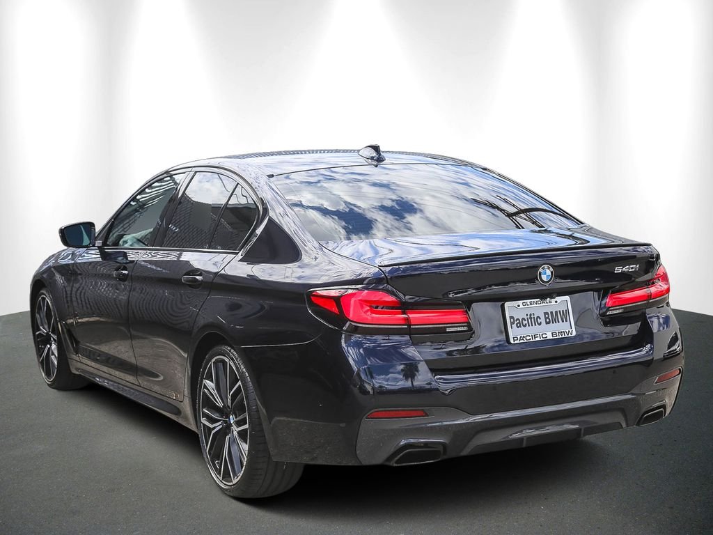 Certified Used 2023 Carbon Black Metallic BMW 540i image 4