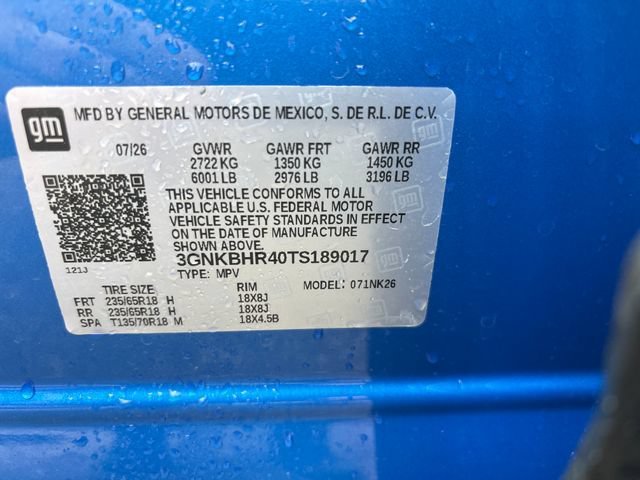 New 2026 Riptide Blue Metallic Chevrolet 2LT image 29