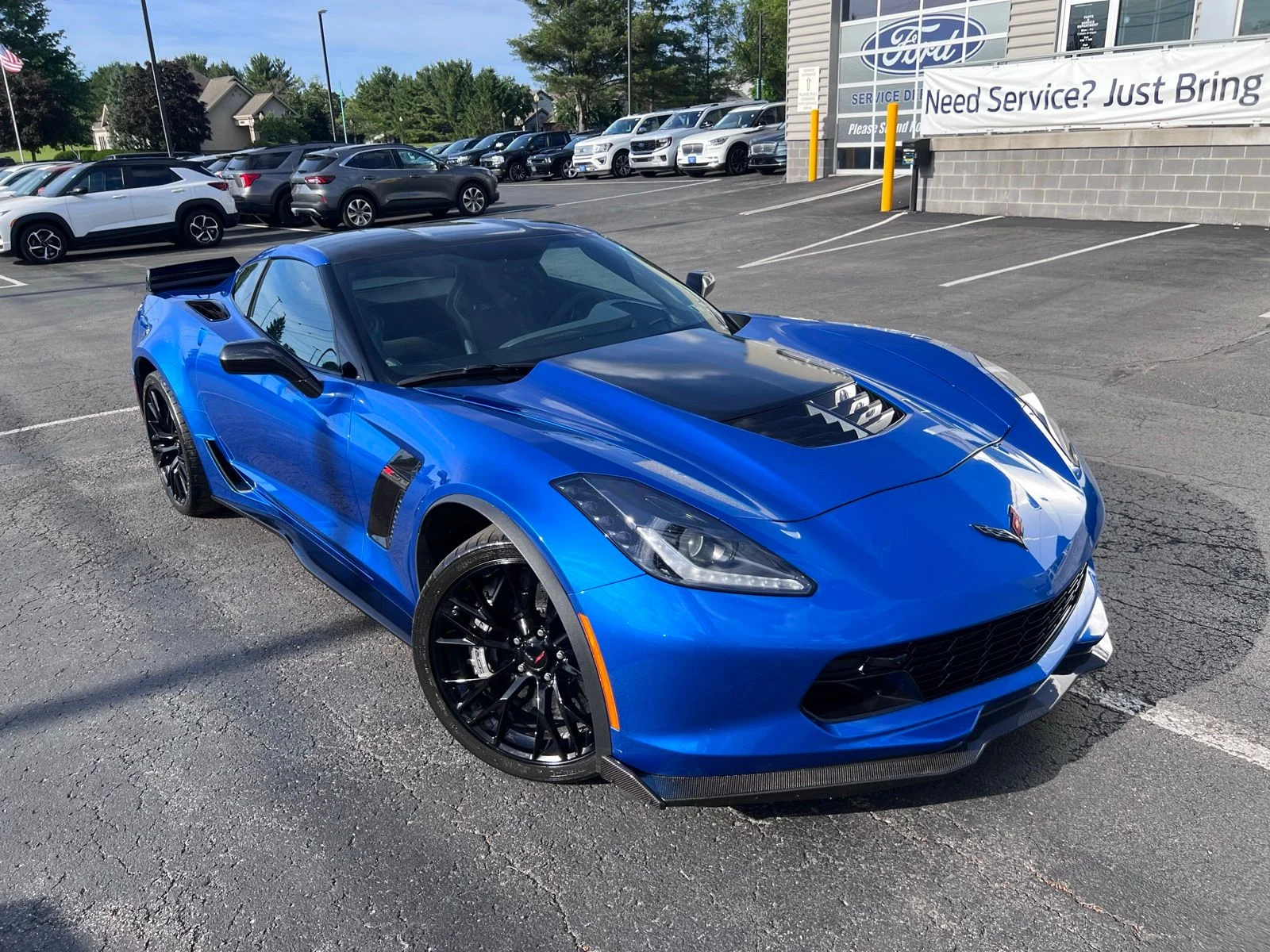 Used 2016 Laguna Blue Metallic Tintcoat Chevrolet Z06 image 15