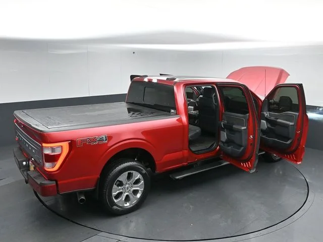 Certified Used 2021 Red Ford Platinum image 59