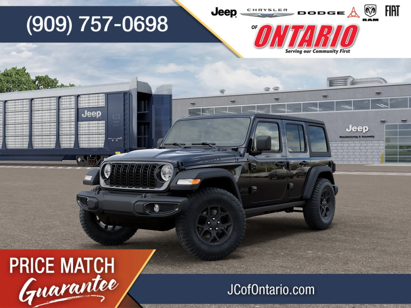 New 2026 Black Clear-Coat Exterior Paint Jeep Willys image 1