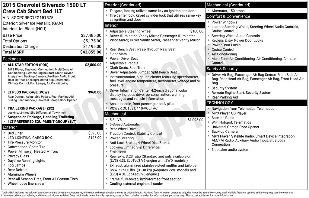 Used 2015 Silver Chevrolet LT image 36