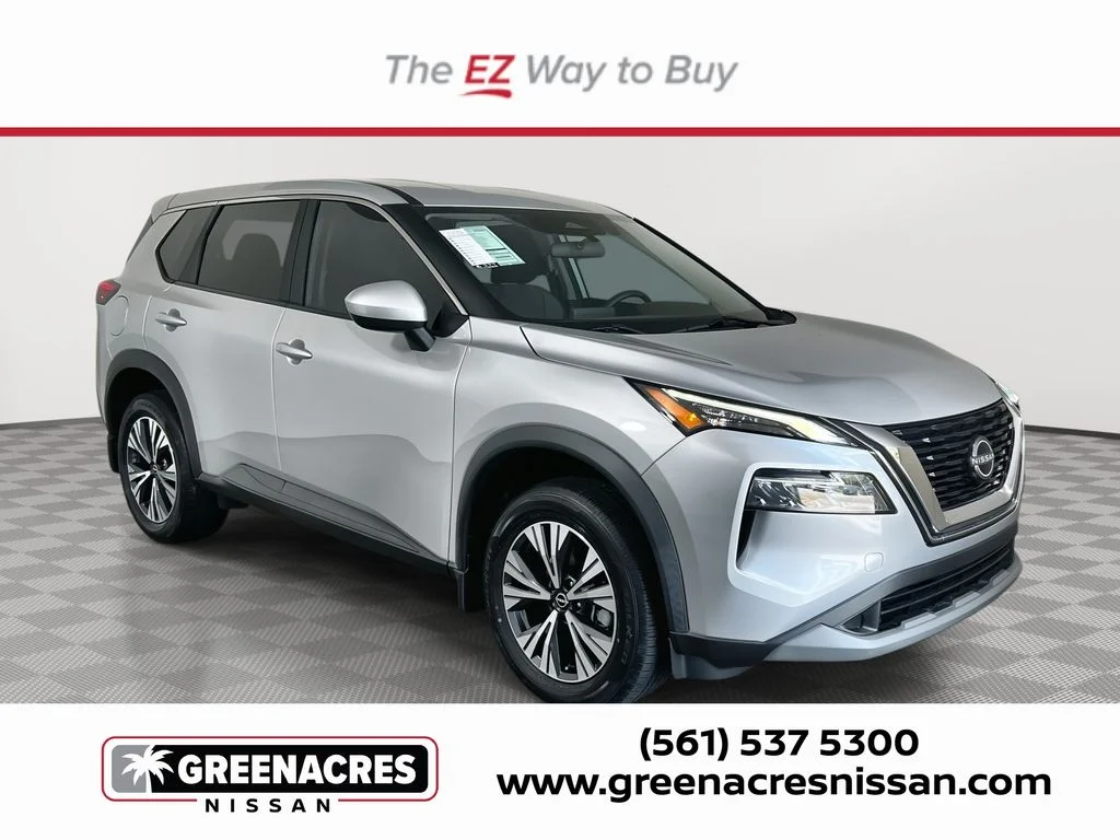 Certified Used 2023 Silver Nissan SV image 1