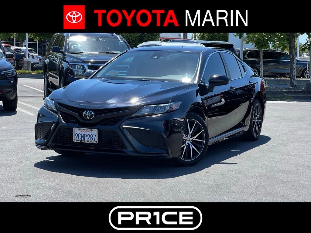Used 2021 Black Toyota SE image 1