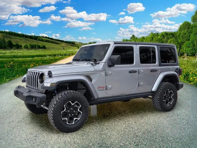 Certified Used 2019 Silver Jeep Unlimited Sahara image 2