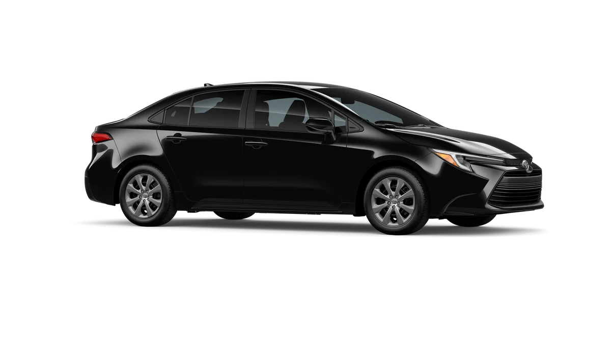 New 2026 Midnight Black Metallic Toyota Hybrid LE image 37