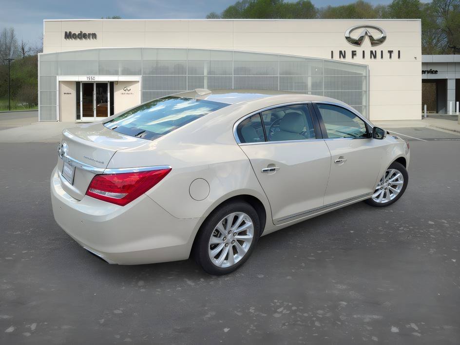 Used 2016 Sparkling Silver Metallic Buick Leather image 4