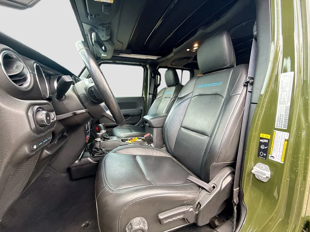 Used 2022 Green Jeep Unlimited Rubicon 4xe image 23