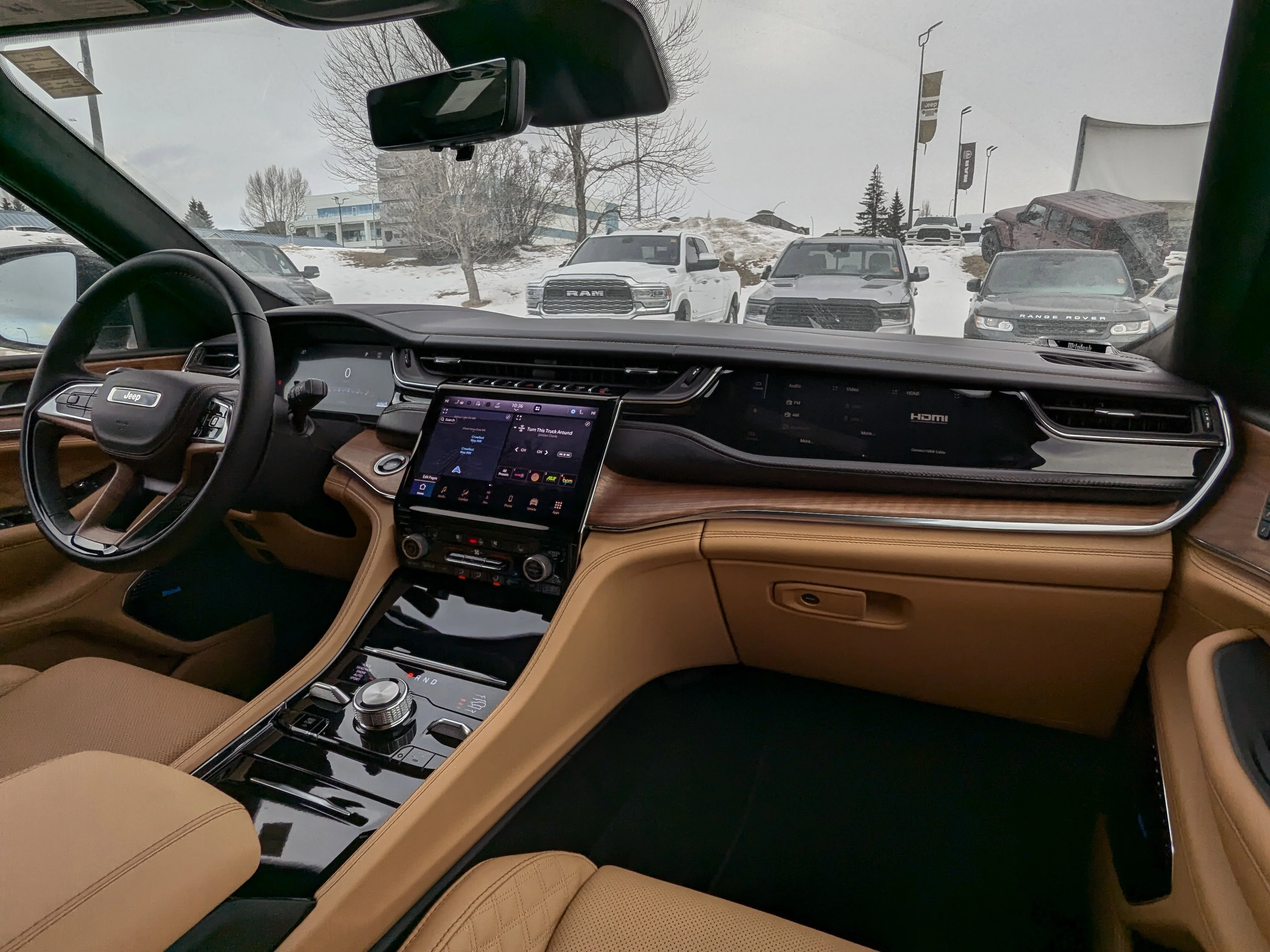 New 2025 Black Jeep Summit Reserve - - Panoramic Sunroof - Palermo Leather - McIntosh Audio - Night Vision & More! image 30