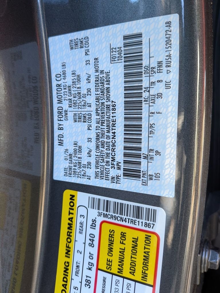 New 2026 Carbonized Gray Metallic Ford Outer Banks® image 37