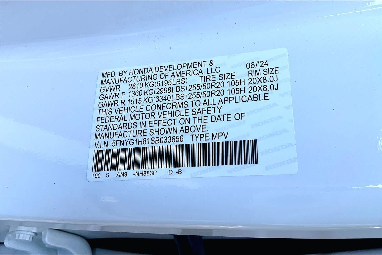 Used 2025 Platinum White Pearl Honda Elite image 34