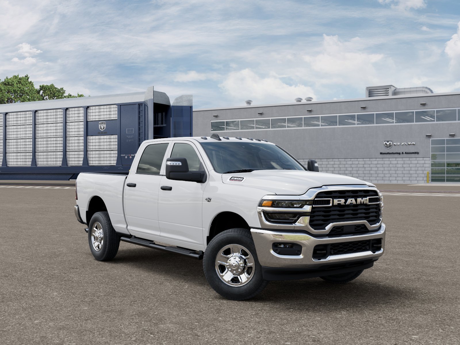 New 2027 Bright White Clear-Coat Exterior Paint RAM Tradesman image 21