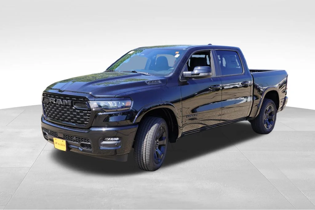 New 2027 Diamond Black Crystal Pearl-Coat Exterior Paint RAM Big Horn image 7