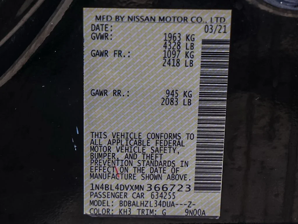 Used 2021 Black Nissan 2.5 SV image 31