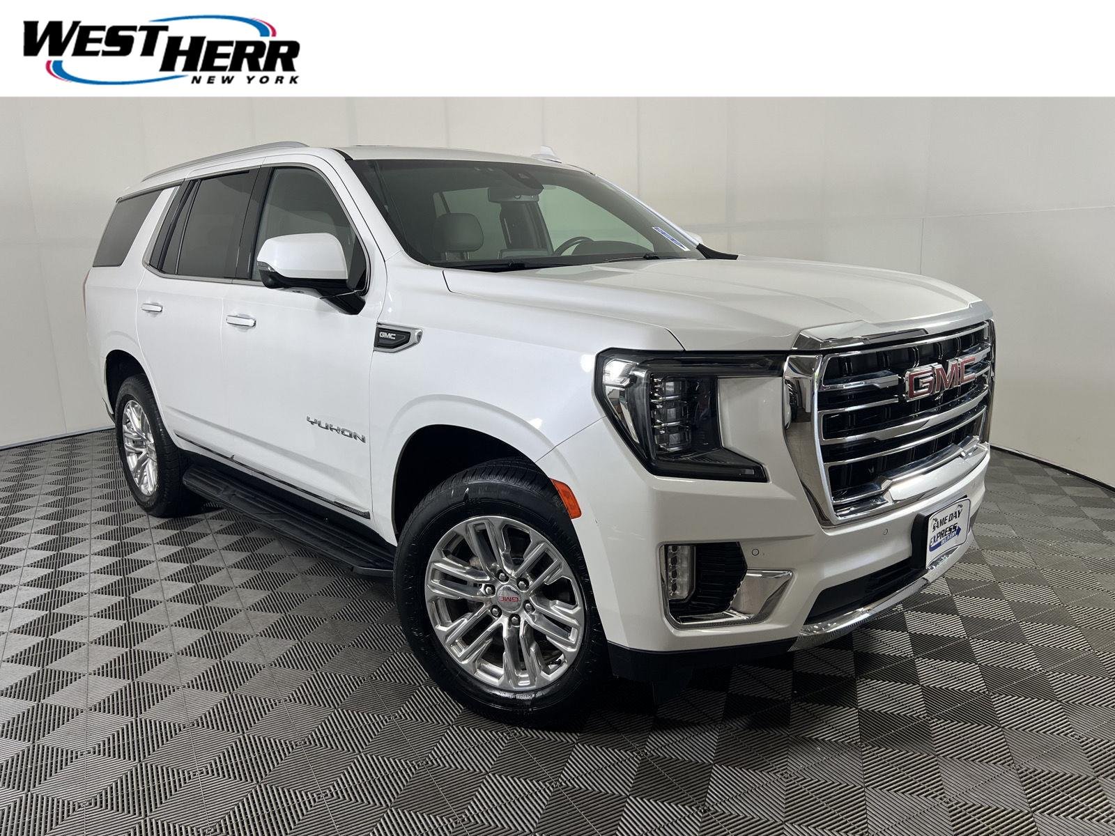 Used 2022 White Frost GMC SLT image 1