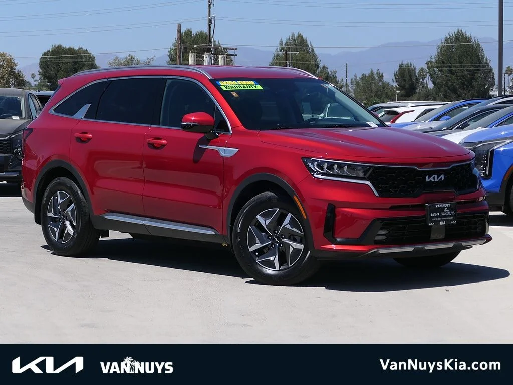 Used 2023 Red Kia EX image 1