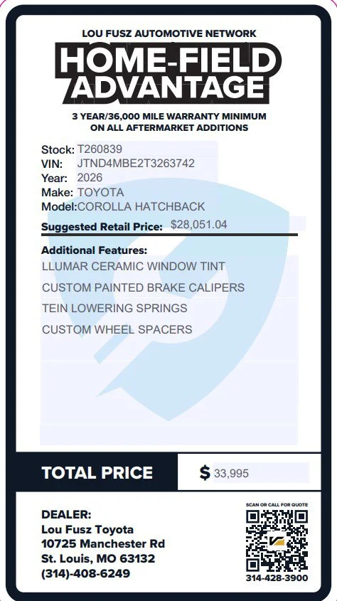 2026 Toyota Corolla Hatchback FX - Photo 2