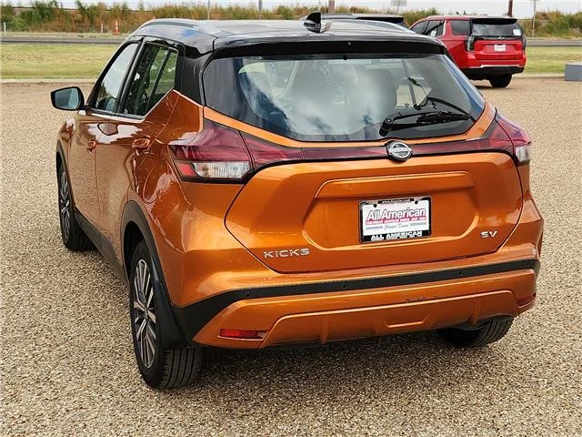 Used 2023 Monarch Orange Metallic Super Black Nissan SV image 3