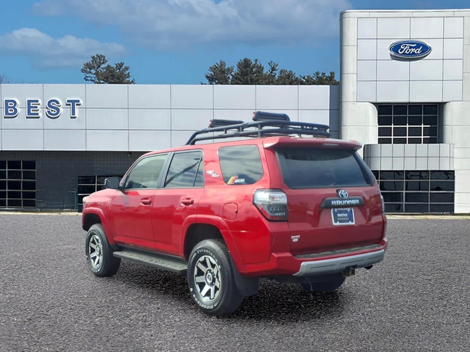 Used 2022 Barcelona Red Metallic Toyota TRD Off Road image 4