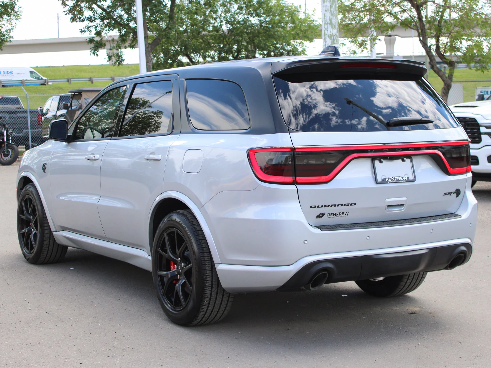 Certified Used 2025 triple nickel Dodge SRT Hellcat Silver Bullet*3M PPF | 710 HP | Apple CarPlay | Adaptive Cruise | Red Leather image 17