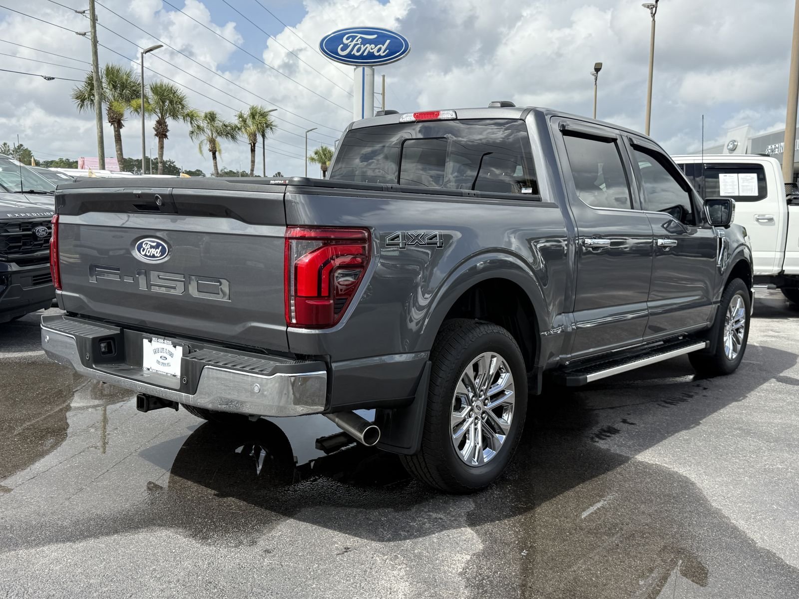 Certified Used 2025 Gray Metallic Ford Lariat image 5