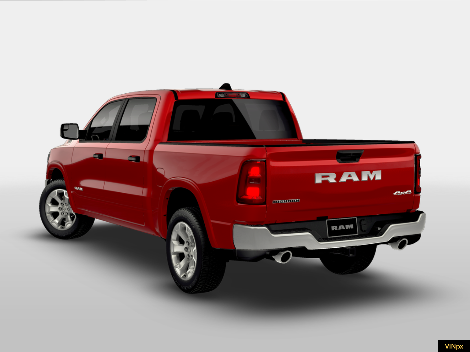 New 2026 Molten Red Pearl-Coat Exterior Paint RAM BIG HORN image 5