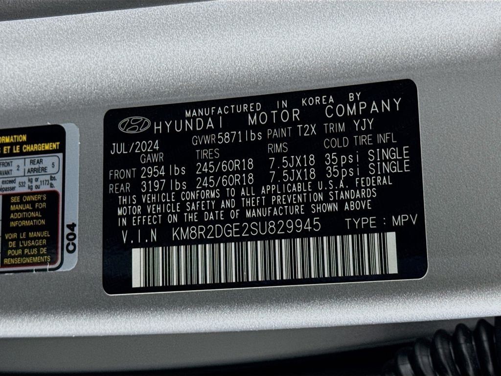Certified Used 2025 Silver Hyundai SEL image 43