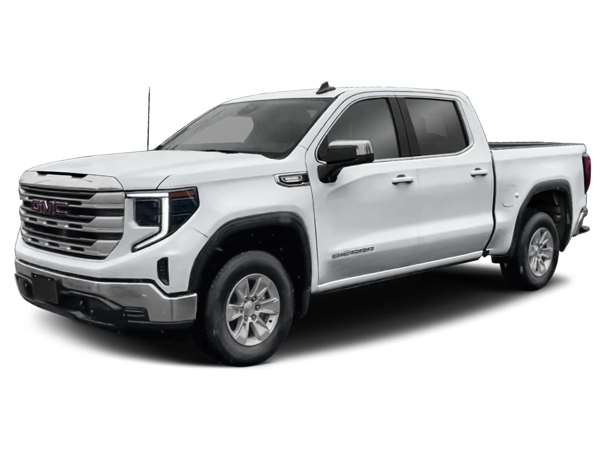 Used 2025 Summit White GMC SLT 4x2 Crew Cab 5.75 ft. box 147.4 in. WB image 1