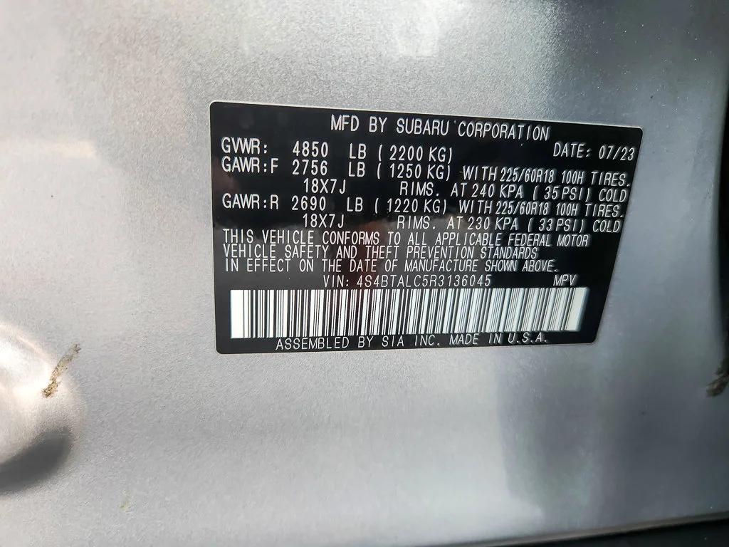 Used 2024 Silver Subaru Onyx Edition image 24