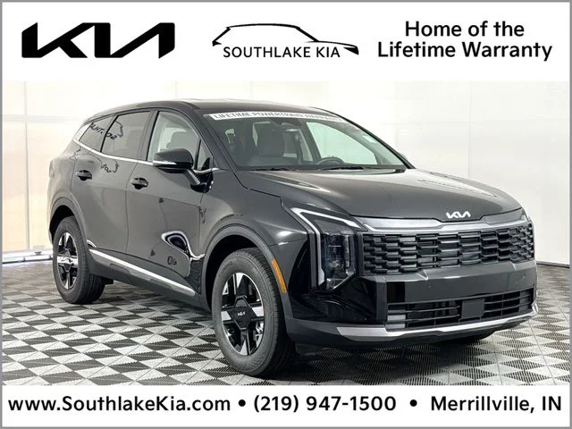 New 2026 Ebony Black Kia LX image 1