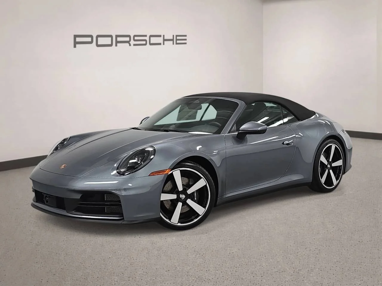 New 2026 Vanadium Grey Metallic Porsche Carrera Cabriolet image 1